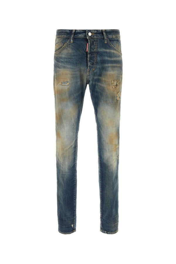 Dsquared2 Jean 100% Cotton jeans in navy