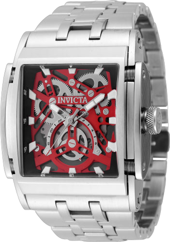 Invicta Stainless steel case and bracelet watch in silver