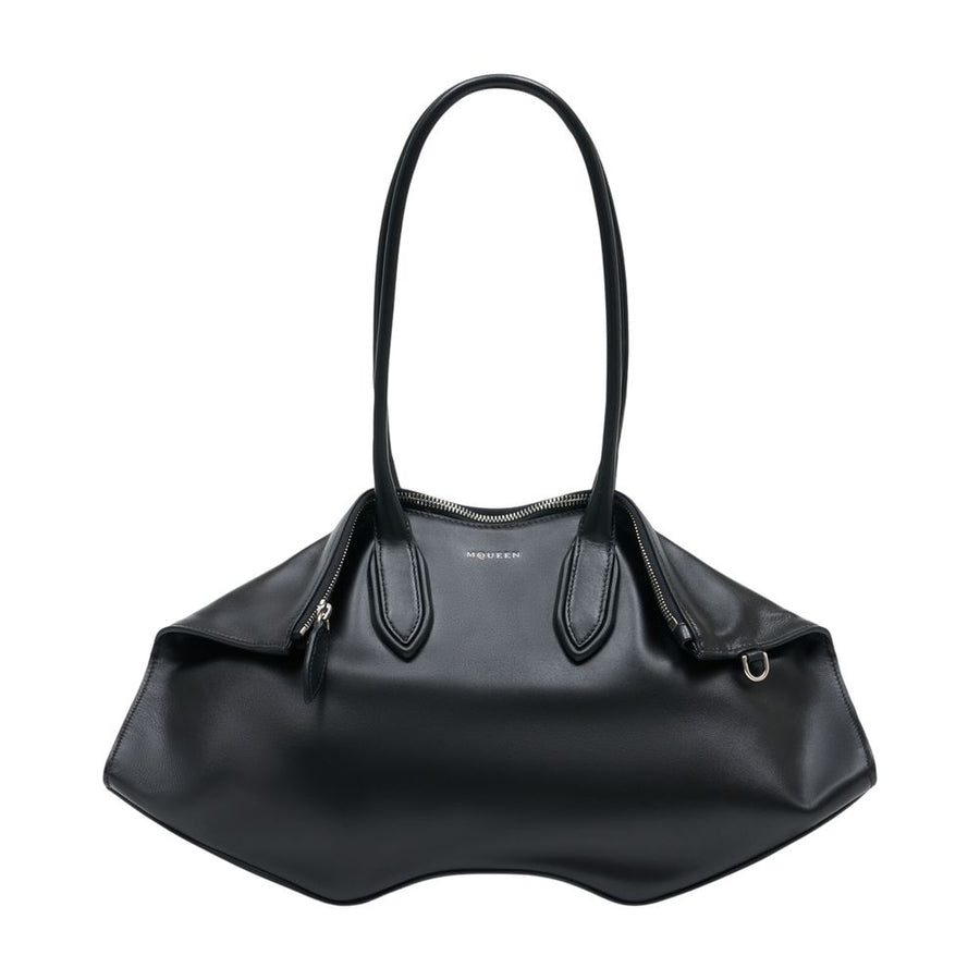 Alexander McQueen calfskin shoulder bag in black