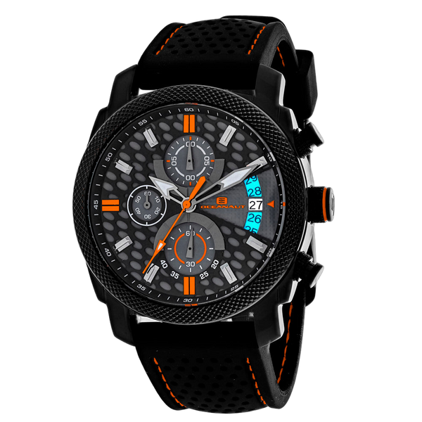 Oceanaut Stainless steel case watch in black