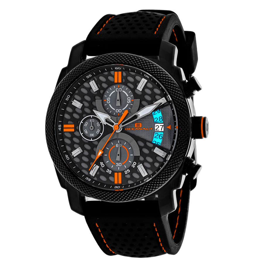 Oceanaut Stainless steel case watch in black