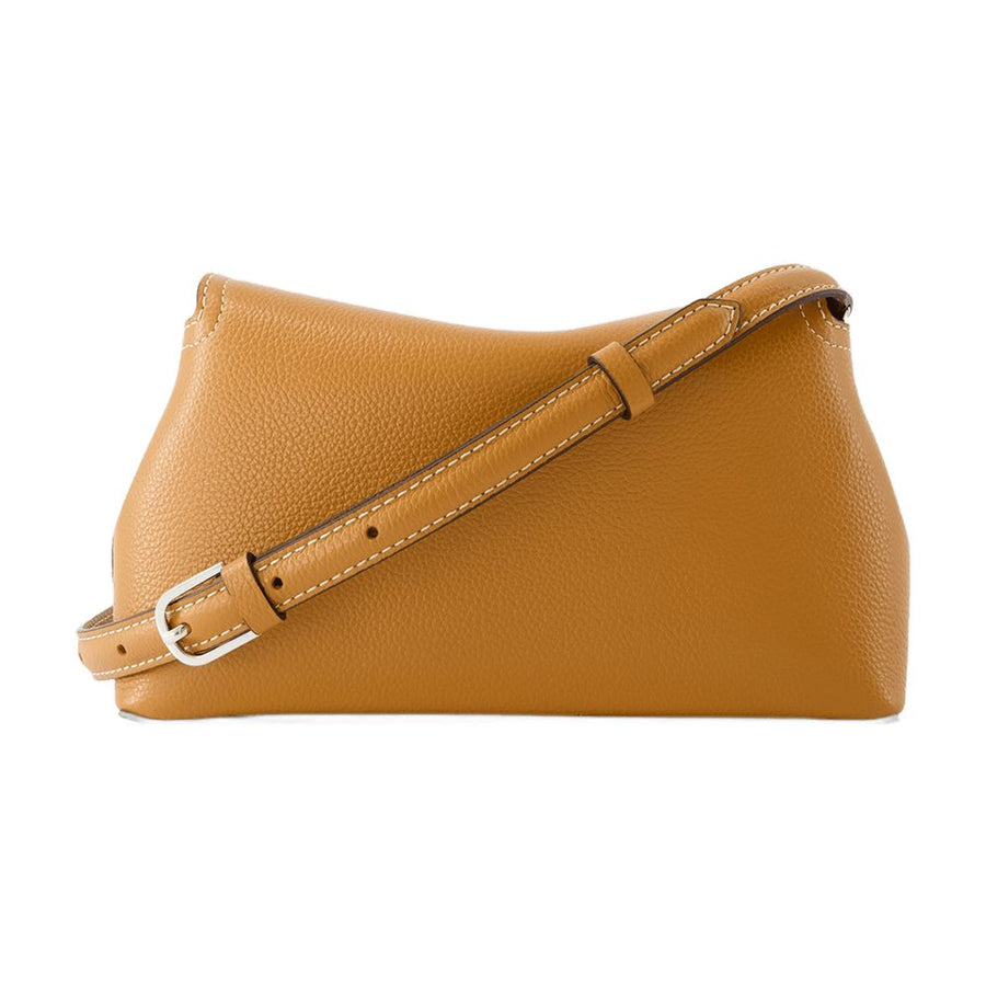 Toteme calfskin clutch in brown