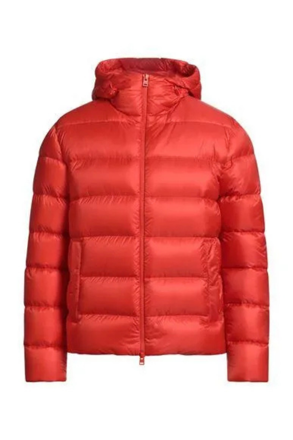 Herno Outer: 100% Polyamide down jacket in red