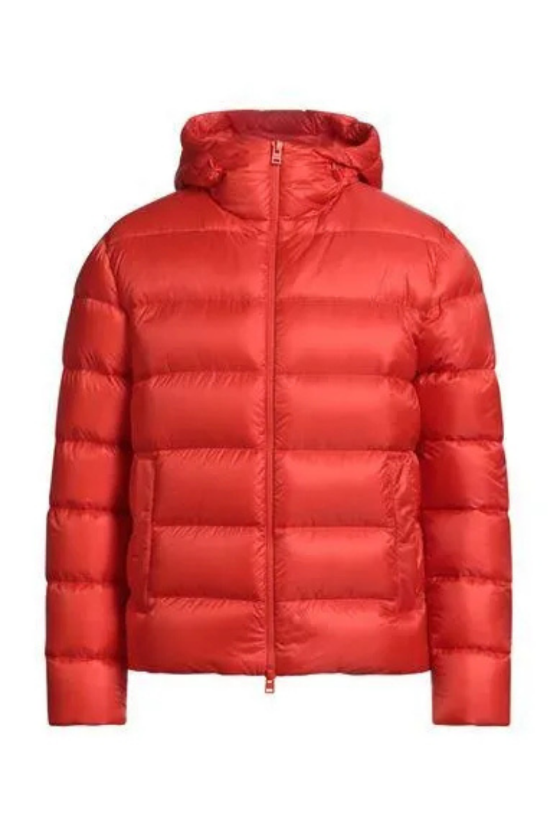 Herno Outer: 100% Polyamide down jacket in red