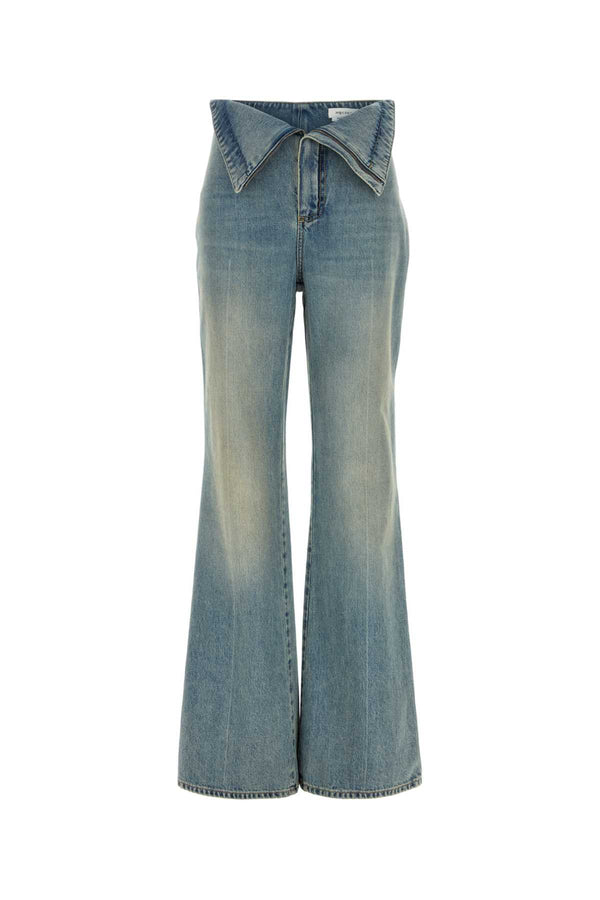 Lightbluewash Exterior: Cotton Pantaloni