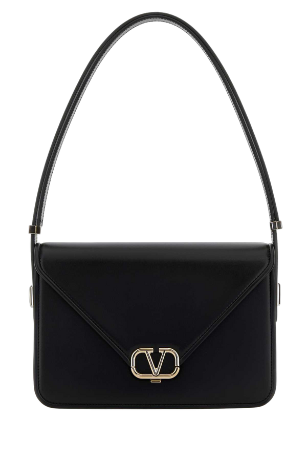 Valentino Garavani Exterior: 100% Leather shoulder bag in black