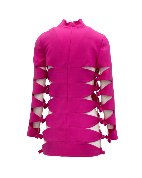 Mini Cut-Out Dress Pink
