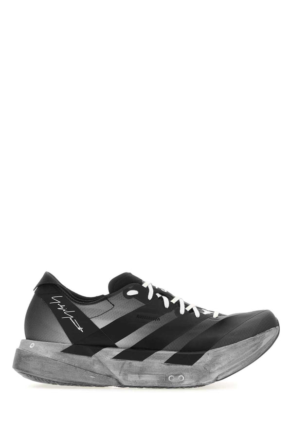 Y3 Yamamoto Adios Exterior: 100% Fabric sneaker in black