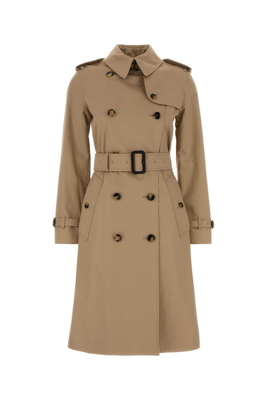 Beige Gabardine Lakefield Trench Coat Honey