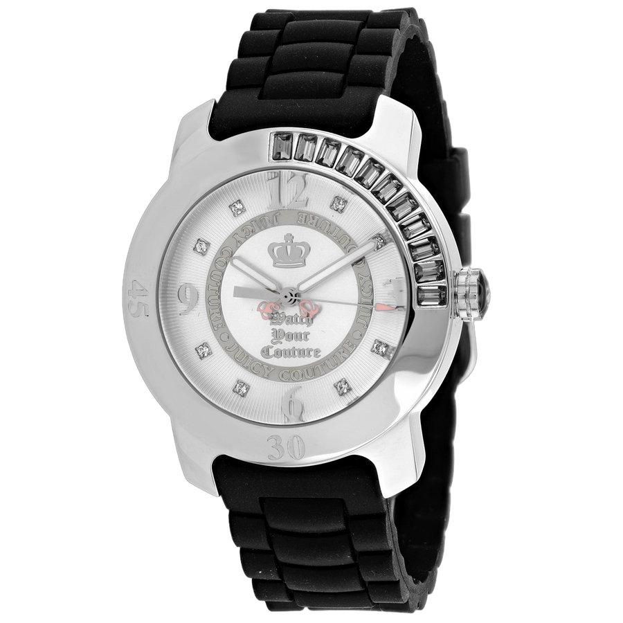 Juicy Couture Stainless steel case watch in silver