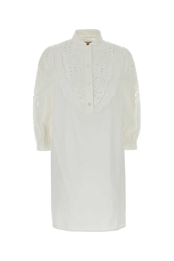 Valentino Garavani Dress 100% Cotton shirt dress in white