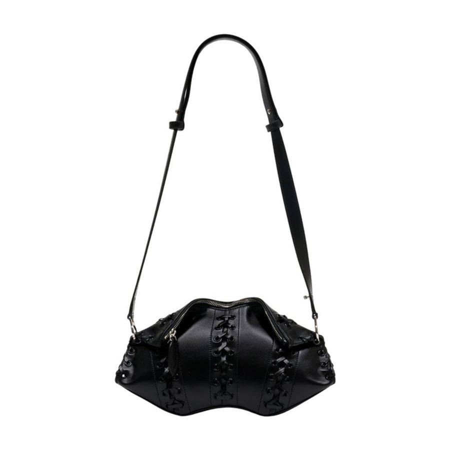 Alexander McQueen Exotic leather clutch in black