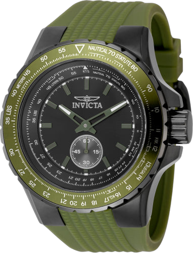 Invicta Stainless steel case watch in black