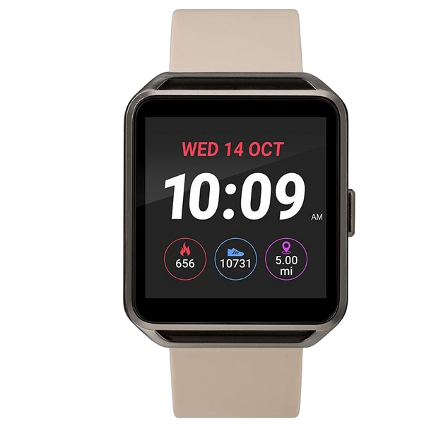 Timex Stainless steel case smart watch in black