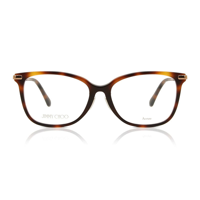 Jimmy Choo eyeglasses in gold