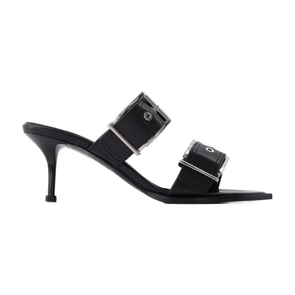 Alexander McQueen Leather pump in black