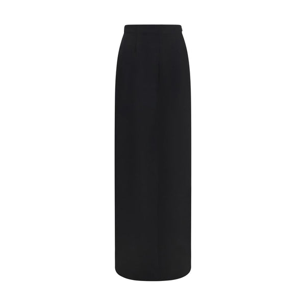 Maison Margiela 100% Fleece Wool Ovis Aries skirt in black
