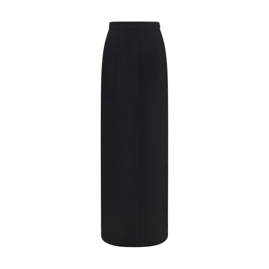 Maison Margiela 100% Fleece Wool Ovis Aries skirt in black