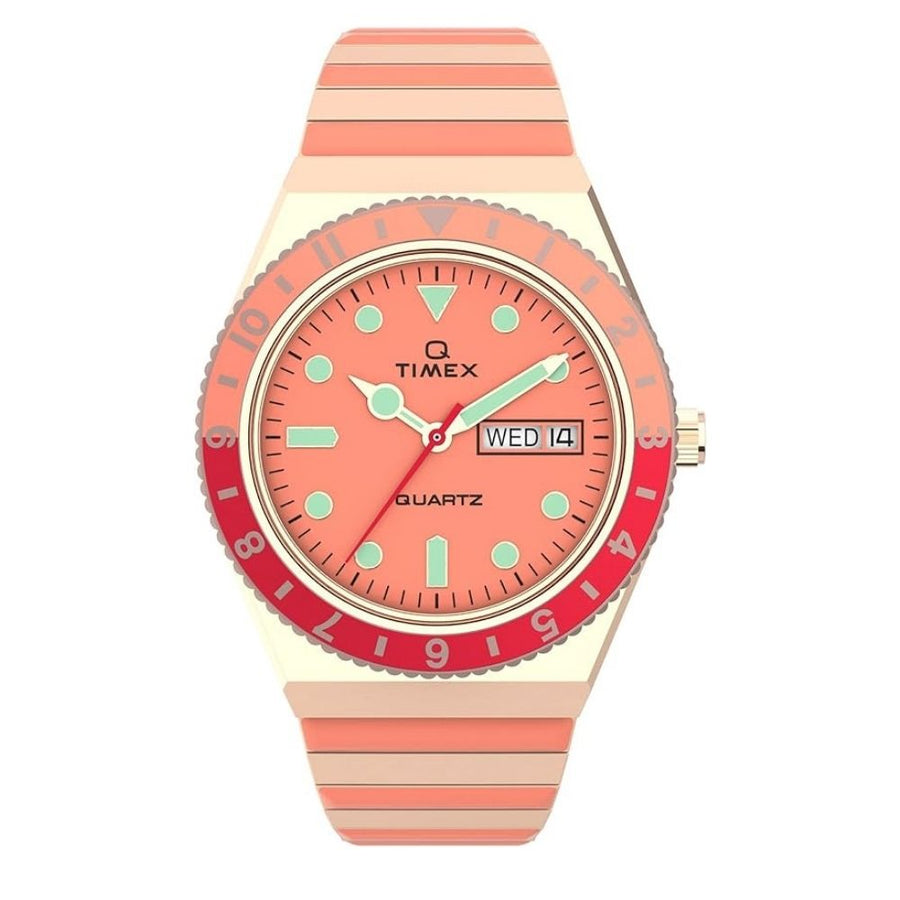 Timex Stainless Steel case watch in pink