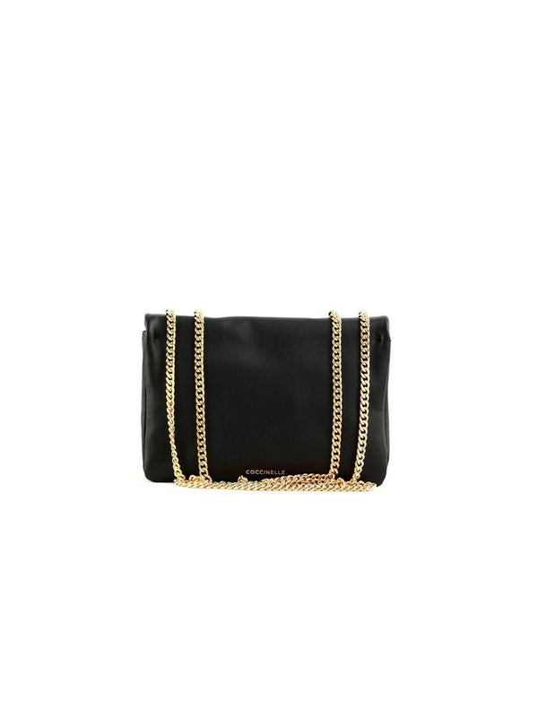 Coccinelle 100% Cowhide crossbody bag in black