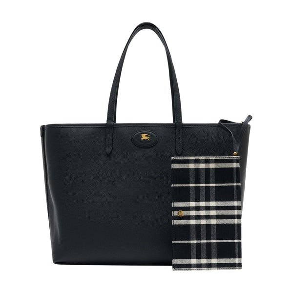 Burberry Calfskin tote bag in black