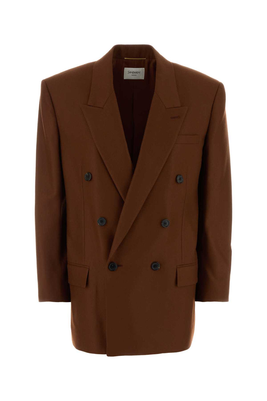 Veste Lainage Cachemire Chataigne Giacche E Gilet