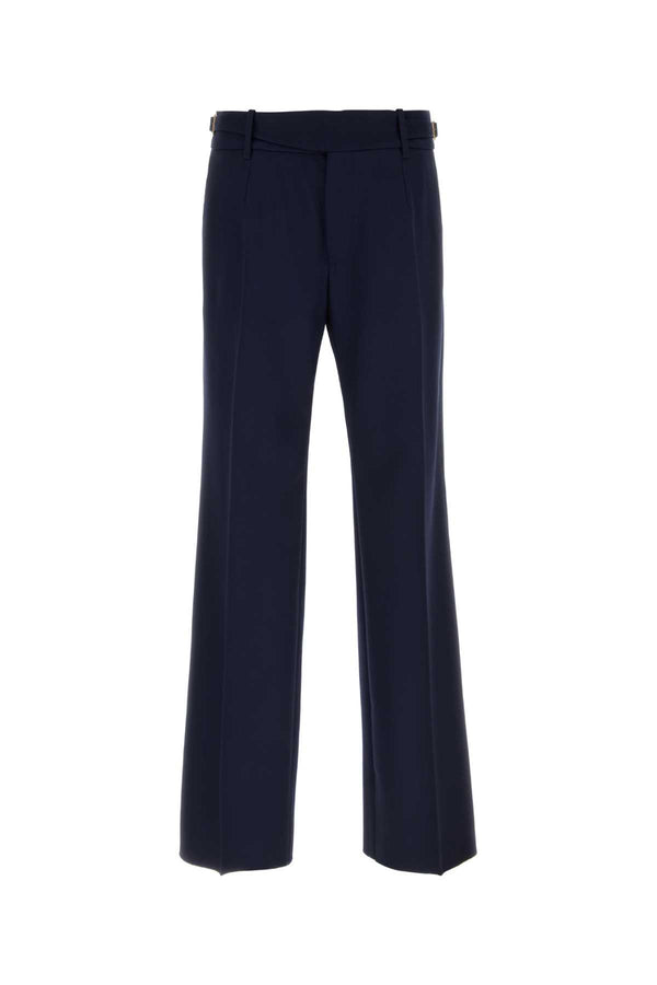 Dolce & Gabbana 100% Virgin wool trousers in navy
