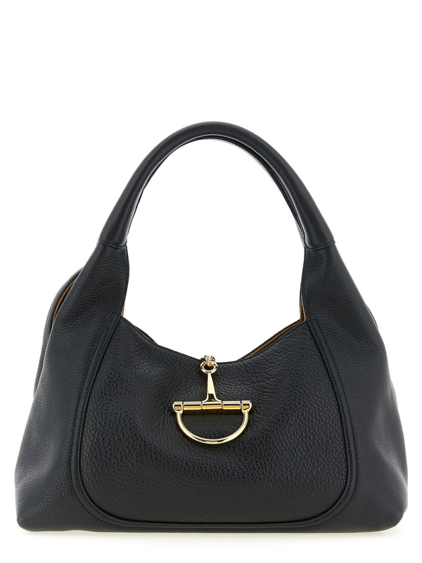 Gucci Calfskin Leather shoulder bag in black