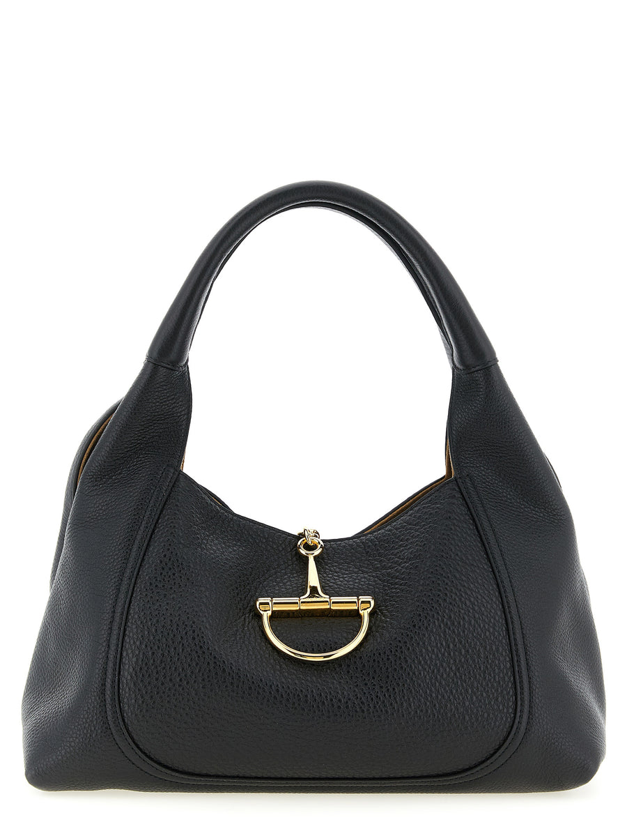 Gucci Calfskin Leather shoulder bag in black