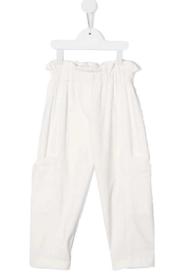 Brunello Cucinelli Outer: Cotton 98% trousers in white