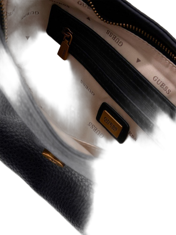 Guess 100% Polyurethane shoulder bag in black