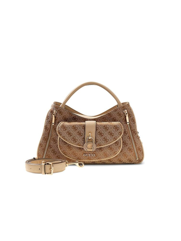 Guess 100% Polyester shoulder bag in beige