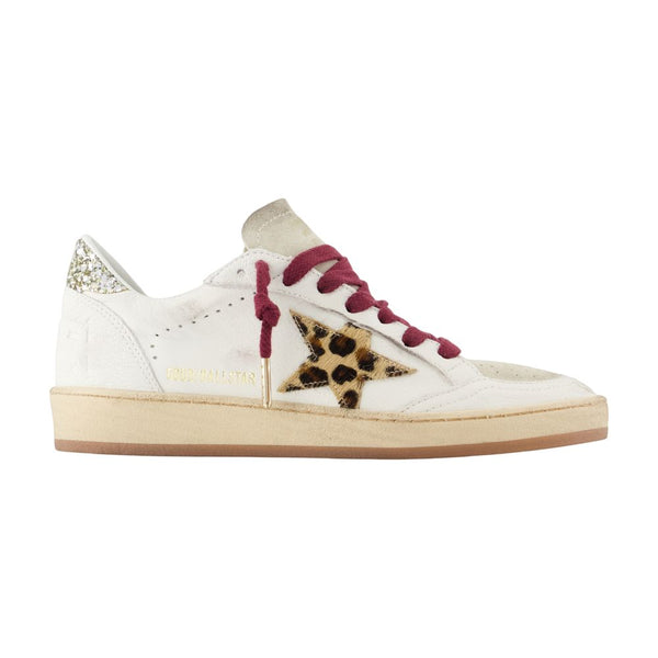 Golden Goose Deluxe Brand goatskin sneaker in white