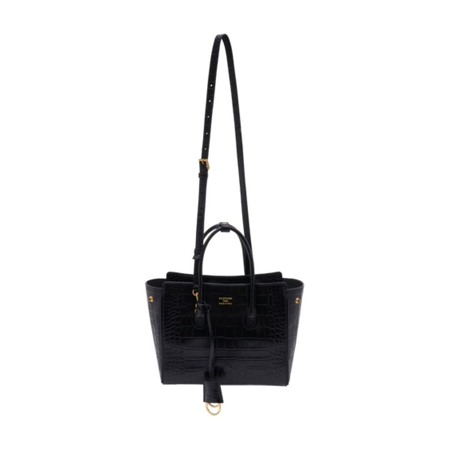 Balenciaga Calfskin tote bag in black