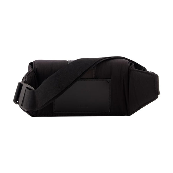 Jacquemus calfskin belt bag in black