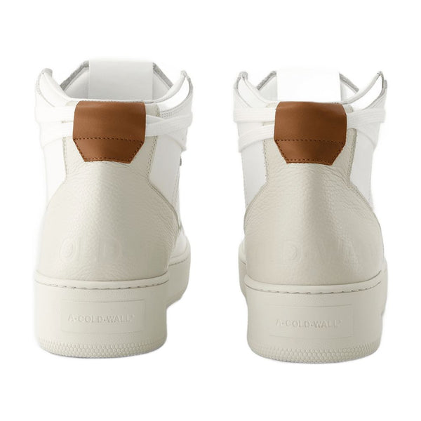A Cold Wall Leather sneakers in white