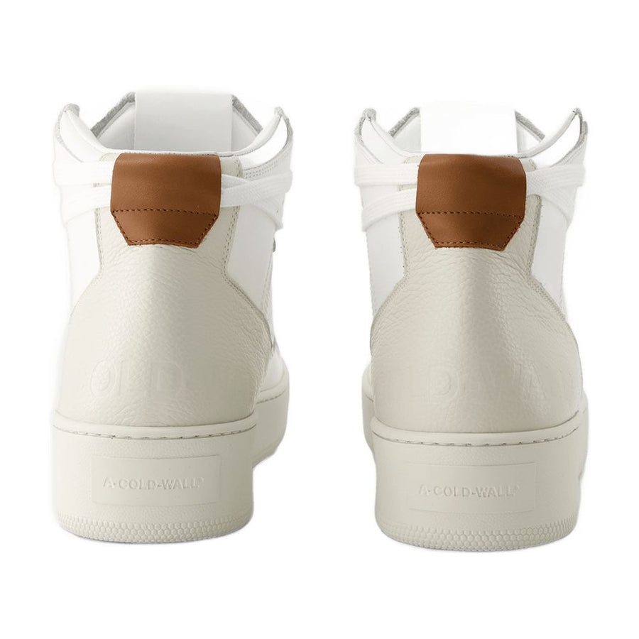 A Cold Wall Leather sneakers in white