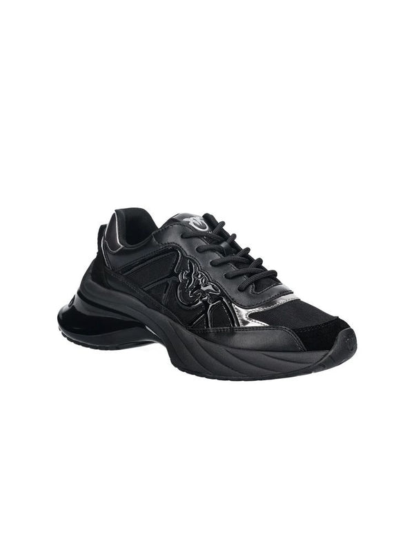 Pinko 59% Bos Taurus (Cow) sneakers in black
