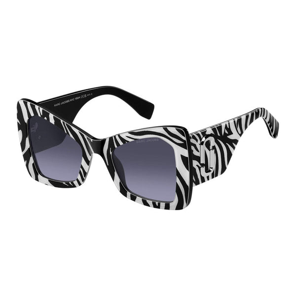 Marc Jacobs Acetate frame; gradient-tinted plastic lenses sunglasses in white