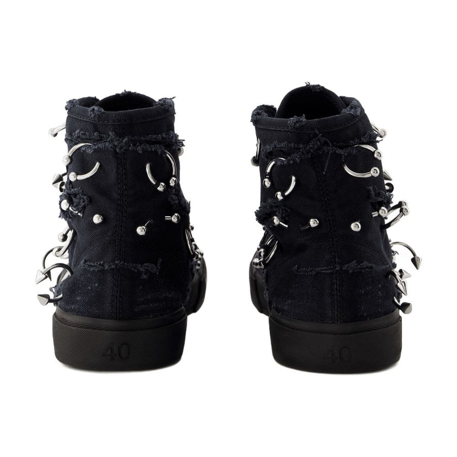 Balenciaga Canvas high-top sneaker in black