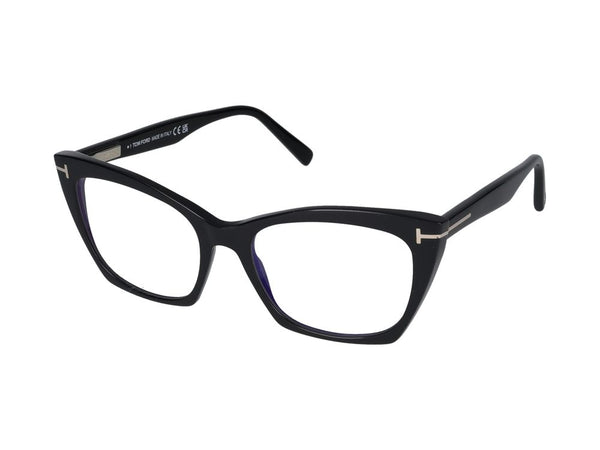 Tom Ford FT5709-B Injected acetate eyeglasses in black