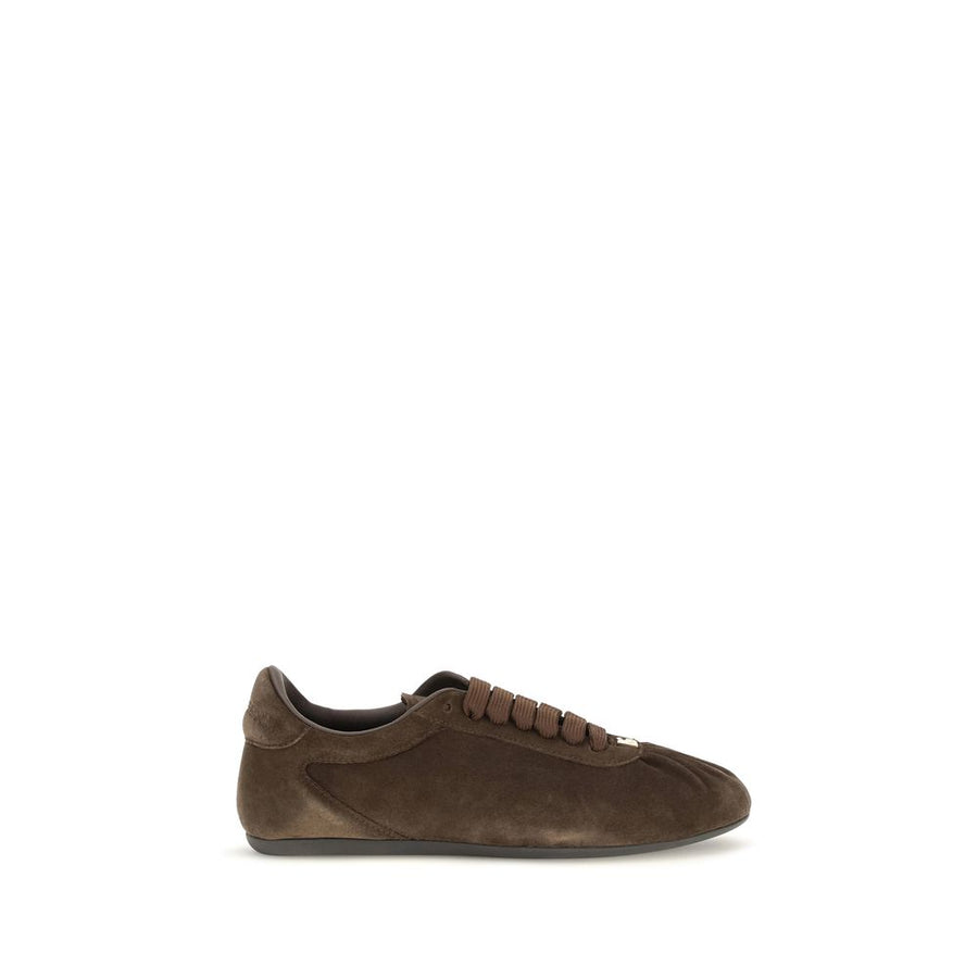 Dolce & Gabbana 100% Suede sneaker in brown