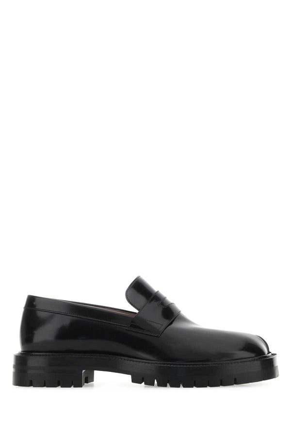 Maison Margiela Exterior: 100% Leather loafer in black