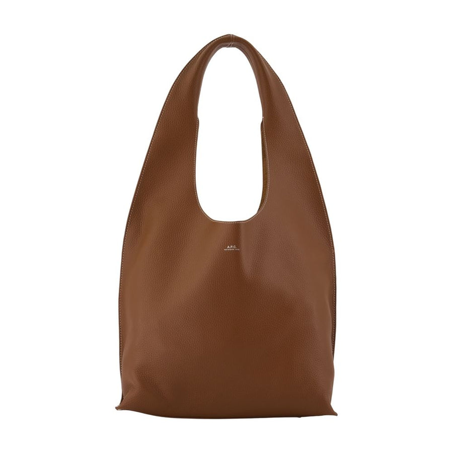 A.P.C. Cowhide shoulder bag in brown
