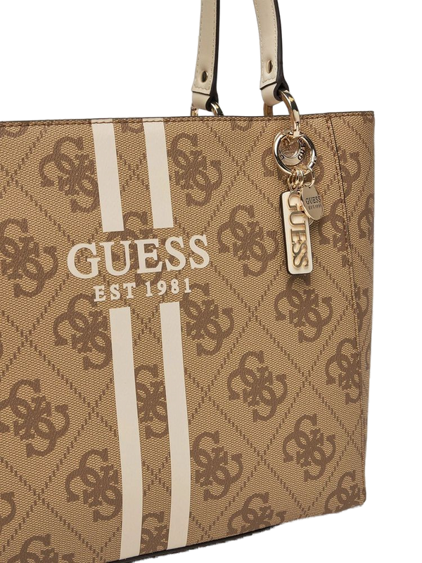Guess 100% Polyurethane tote bag in beige