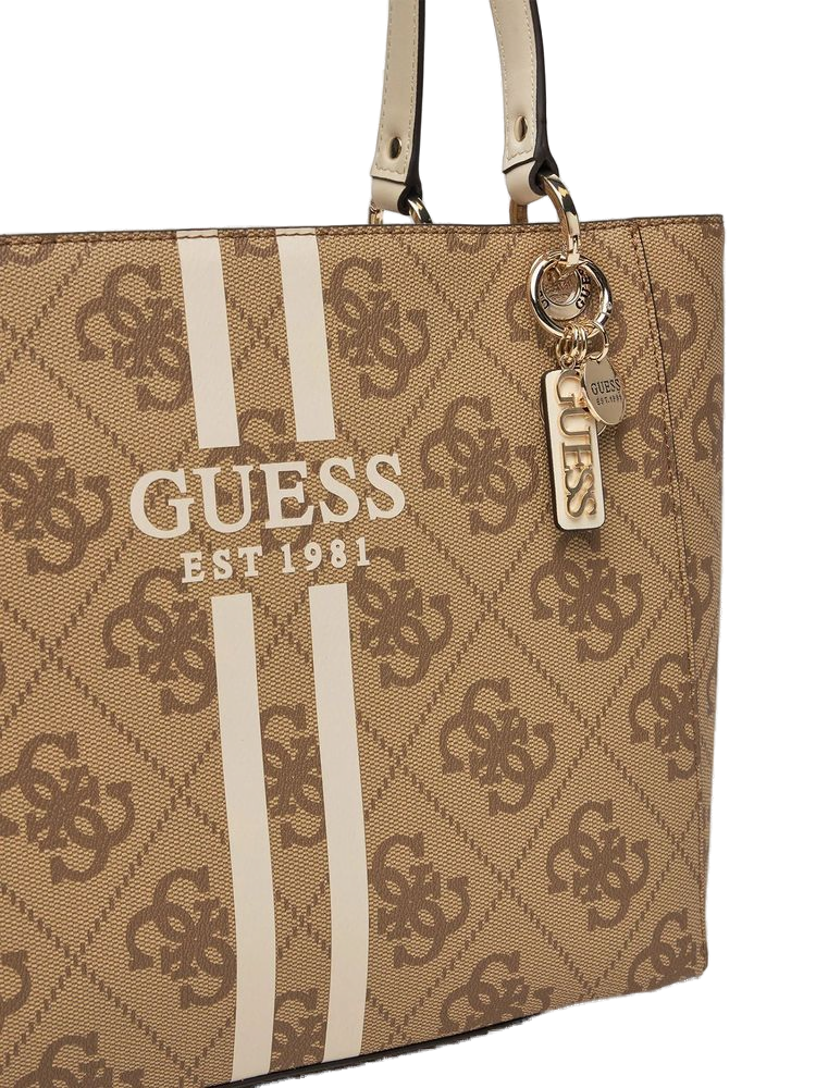 Guess 100% Polyurethane tote bag in beige