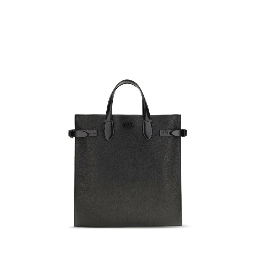 Valentino Garavani 100% Calf Leather Bos Taurus shoulder bag in black