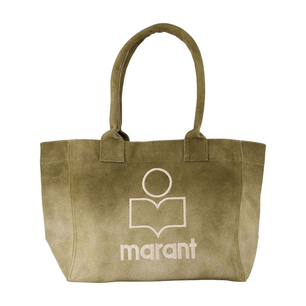 Isabel Marant cotton tote bag in khaki