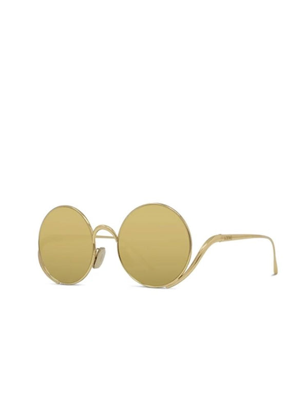 Loewe LW40187U Metal (Other) sunglasses in yellow
