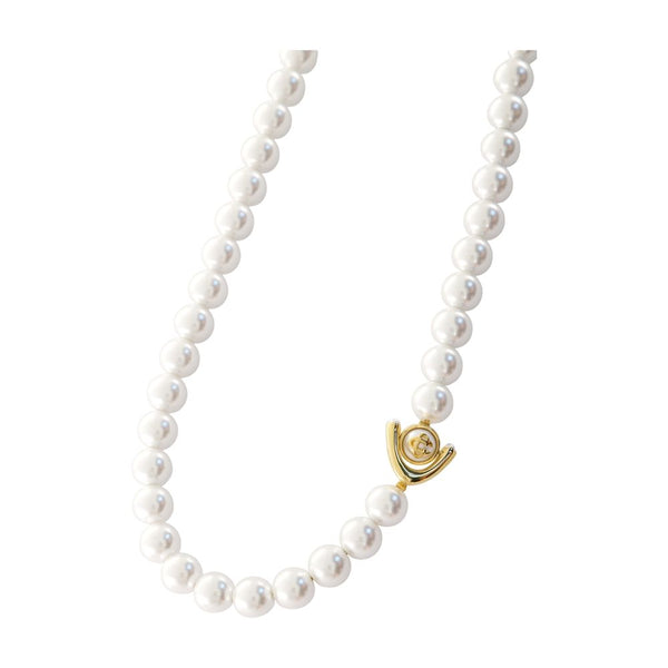Casablanca Pearls necklace in white